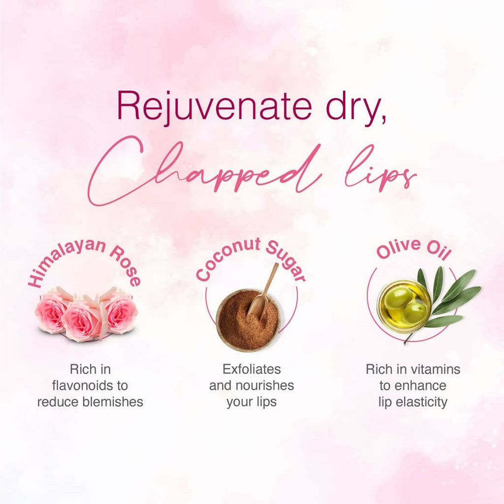 Wow Skin Science Himalayan Rose Lip Scrub | Grocsy