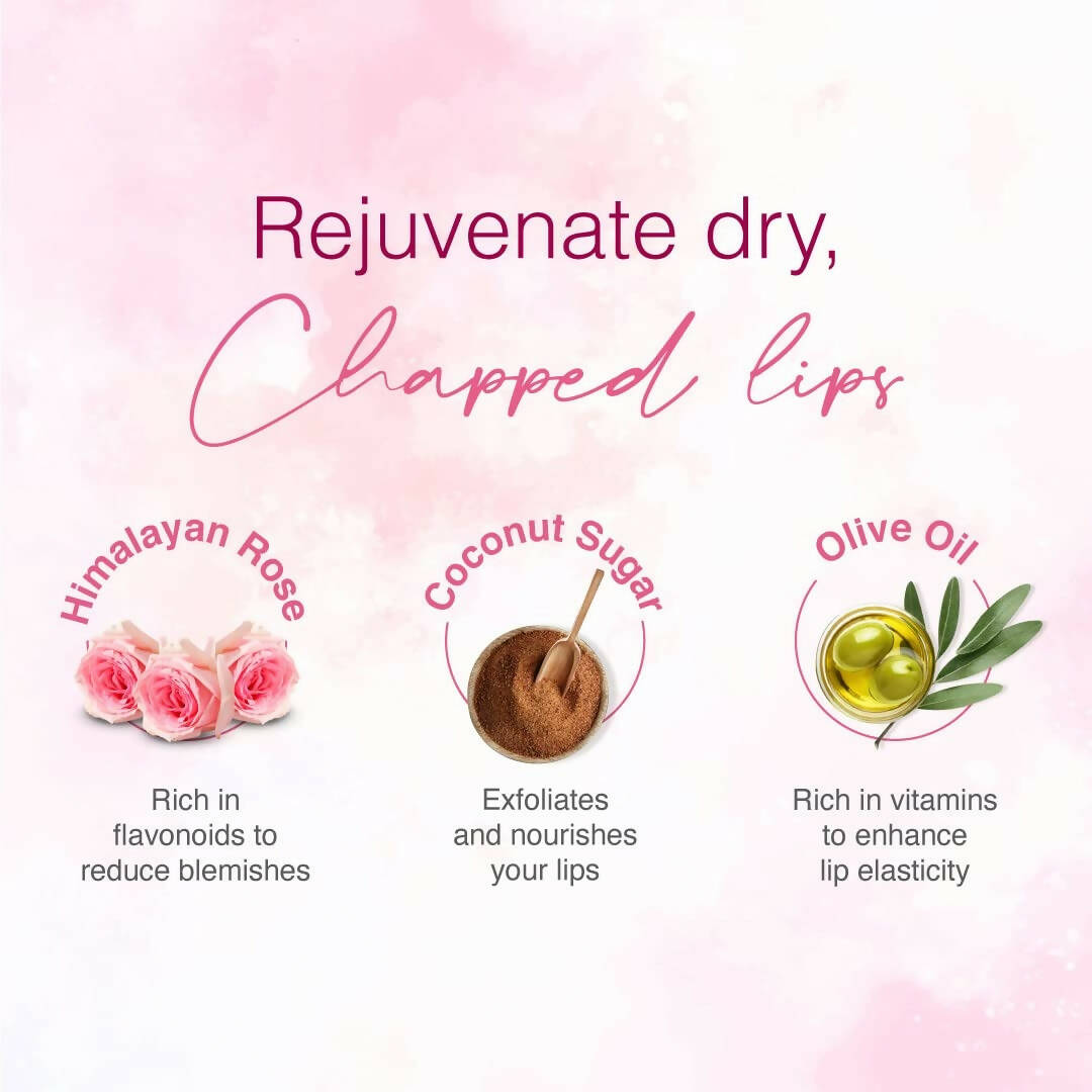 Wow Skin Science Himalayan Rose Lip Scrub | Grocsy