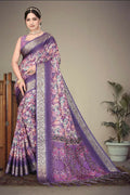PR Fashion Multi Heavy Rich Cotton Silk Digital Print & Jacquard Saree | Grocsy