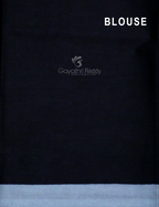 White And Grey Colour Block Print Pure Kota Cotton Saree By Gayathri Reddy Designer Studio | Grocsy