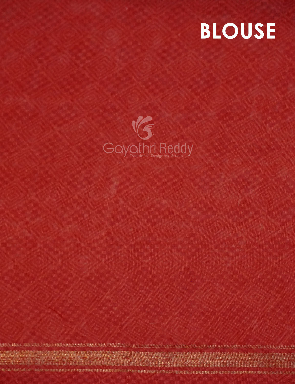 Combo of Off White and Red Patan Patola Semi Chanderi Saree By Gayathri Reddy Designer Studio | Grocsy