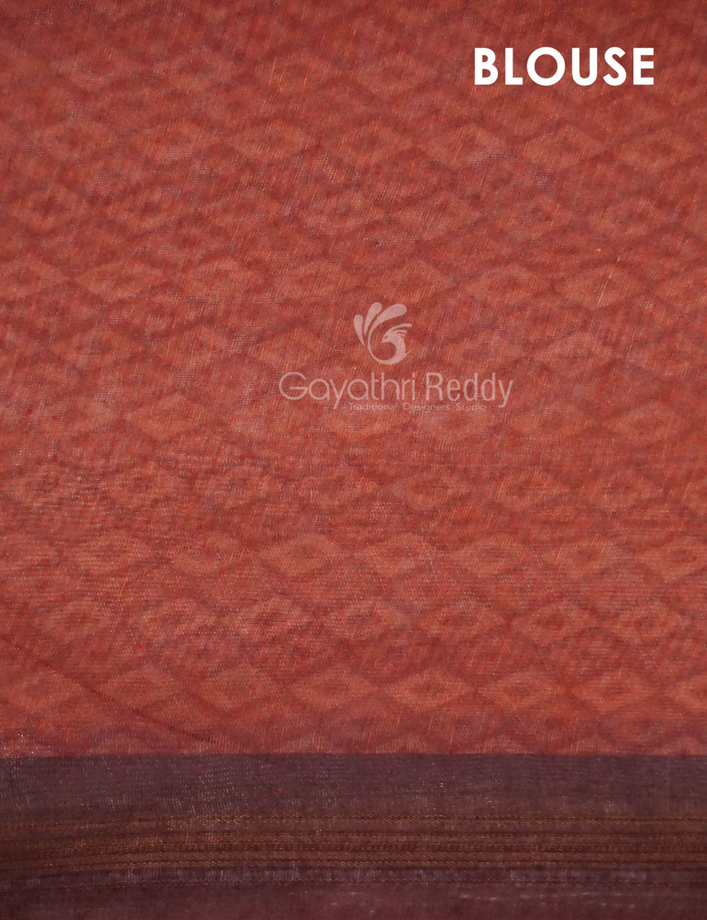 Shades of Orange Colour Shibori Print Semi Chanderi Saree By Gayathri Reddy Designer Studio | Grocsy