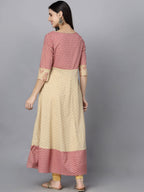 HERE&NOW Women Ethnic Motifs Printed Anarkali Kurta | Grocsy