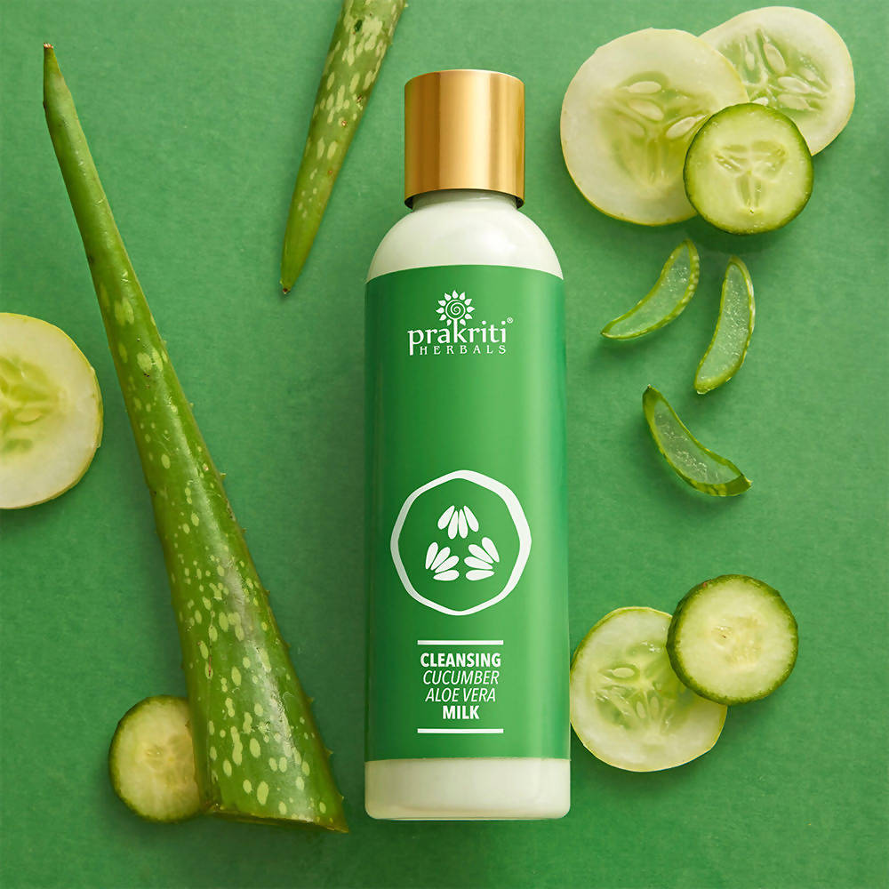 Prakriti Herbals Cleansing Cucumber Aloe Vera Milk | Grocsy