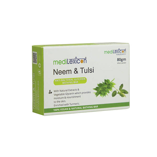 Medilexicon Neem & Tulsi Bathing Bar | Grocsy