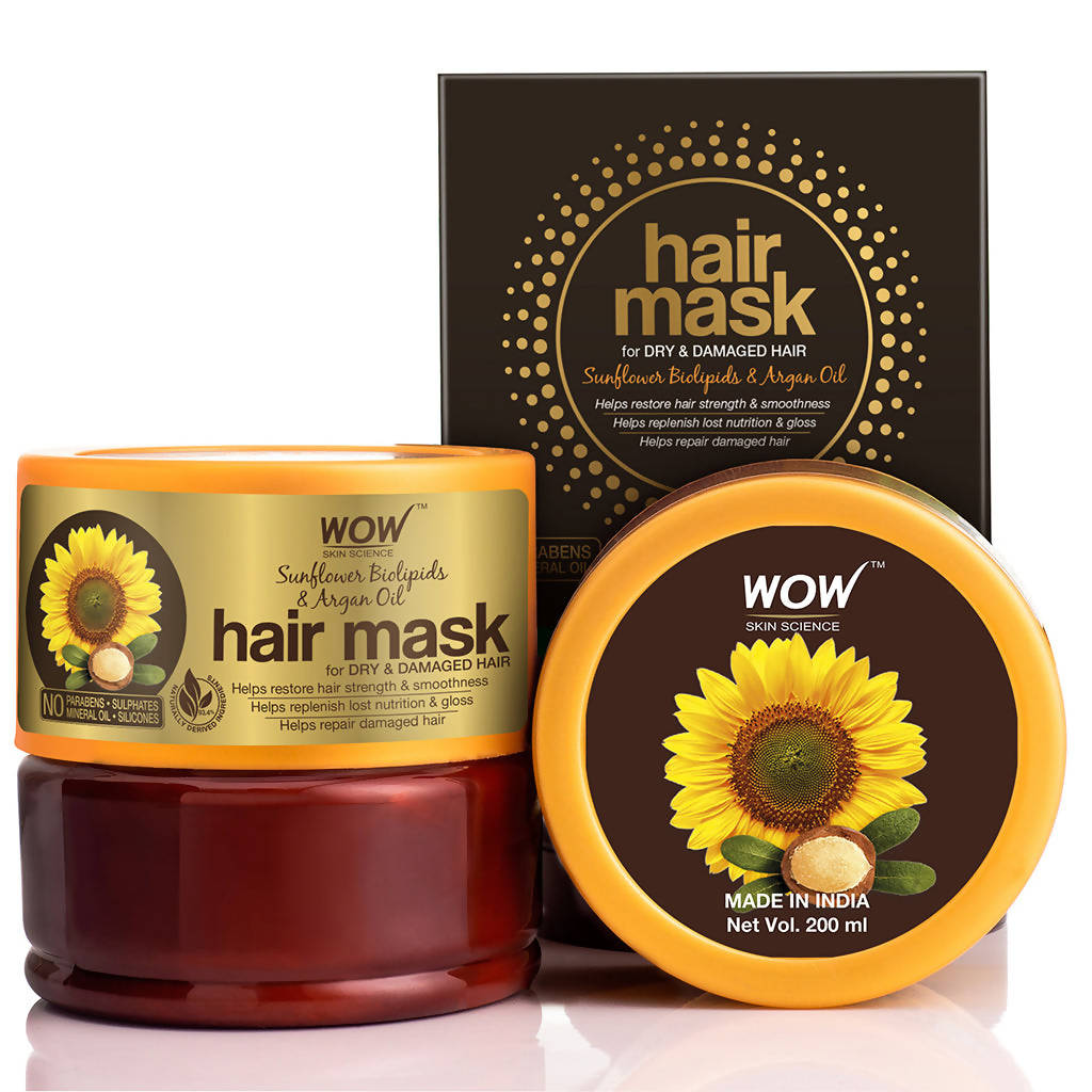 Wow Skin Science Hair Mask For Dry and Damaged Hair | Grocsy
