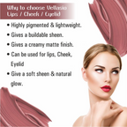 Vellasio Vegan Lip and cheek tint - Total brown | Grocsy