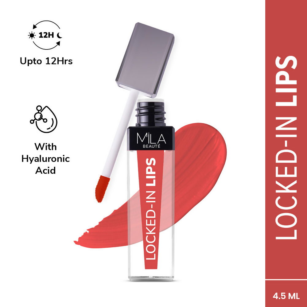 Mila Beaute 12 Hr Non-Transfer Locked-In Liquid Lipstick - Hazel Creme | Grocsy