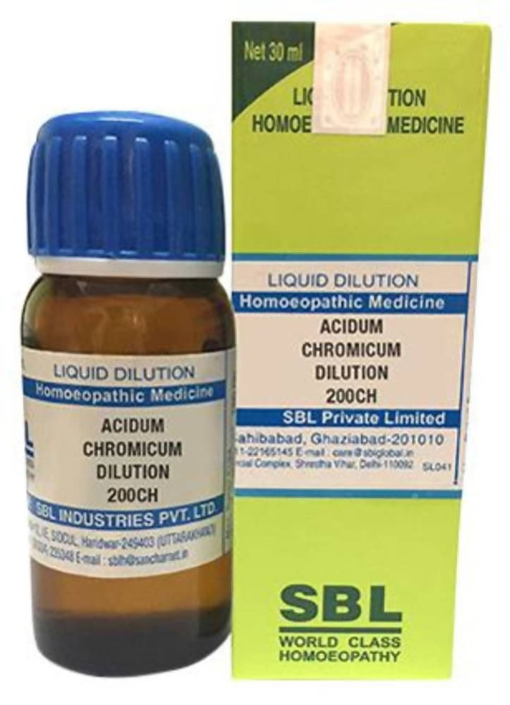SBL Homeopathy Acidum Chromicum Dilution | Grocsy