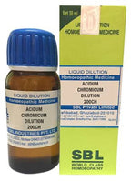 SBL Homeopathy Acidum Chromicum Dilution | Grocsy