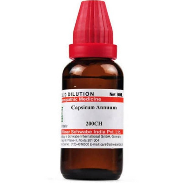Dr. Willmar Schwabe India Capsicum Annuum Dilution | Grocsy