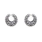 Silver Loops- Ruby Raang | Grocsy