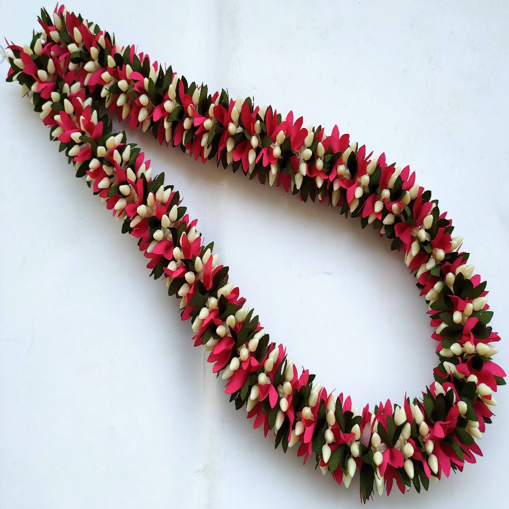 Multicolor Reusable Flower Garland For God Frames | Grocsy