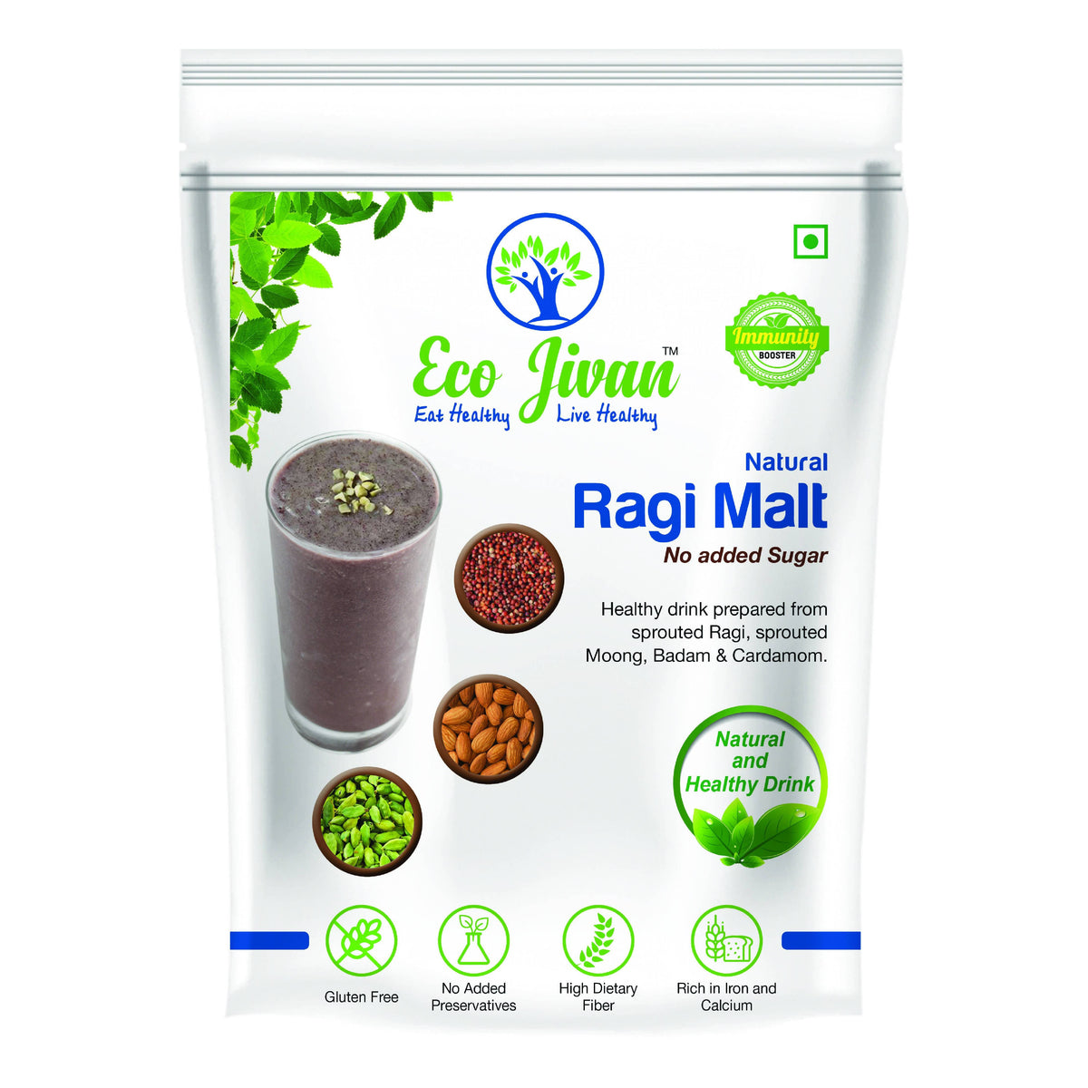 Ragi Malt - Natural | Grocsy