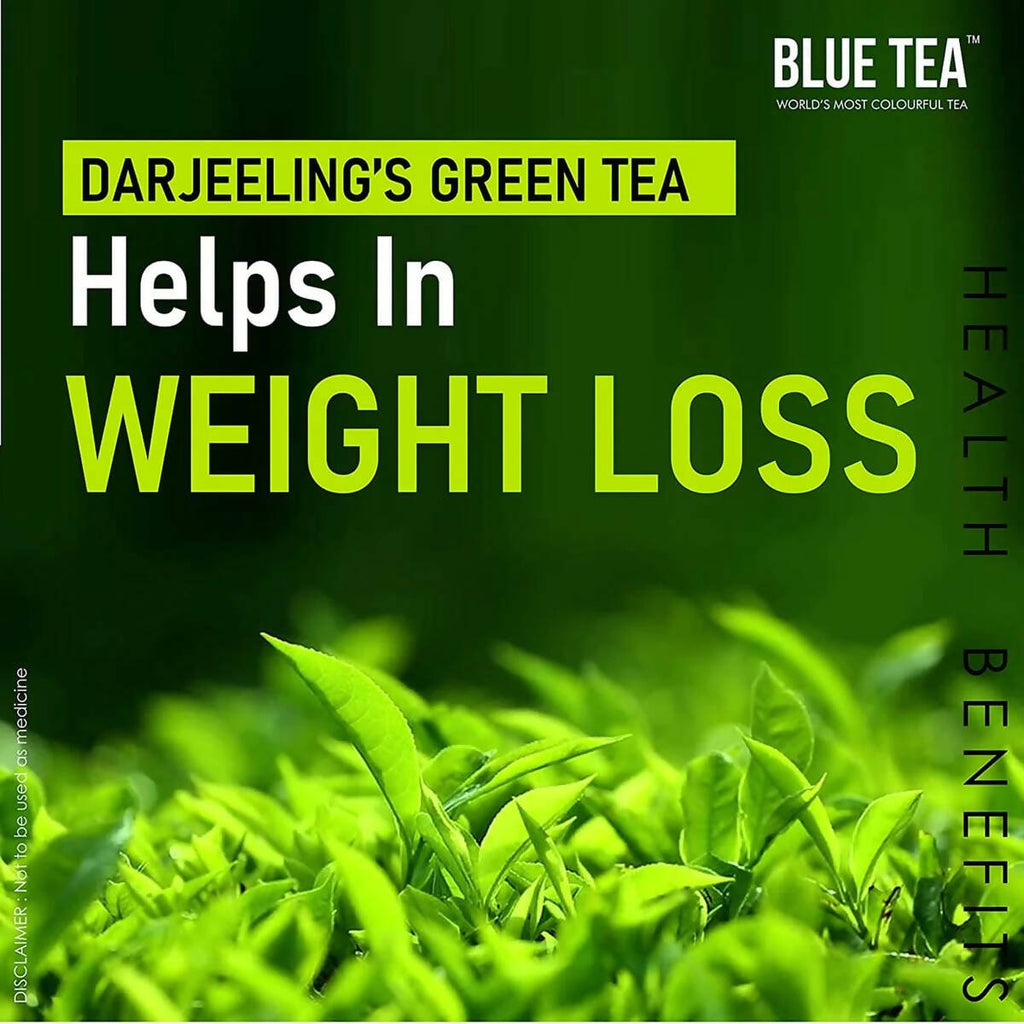 Blue Tea Organic Moringa Green Tea | Grocsy