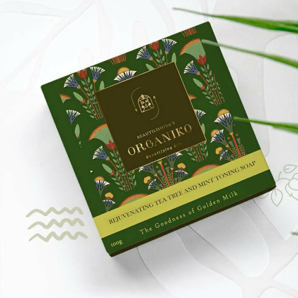 Organiko Rejuvenating Tea Tree and Mint Toning Soap | Grocsy