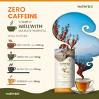 Wellwith Sea Buckthorn Raw Leaves Tea - Himalayan Herbal Leaf Tea | Grocsy