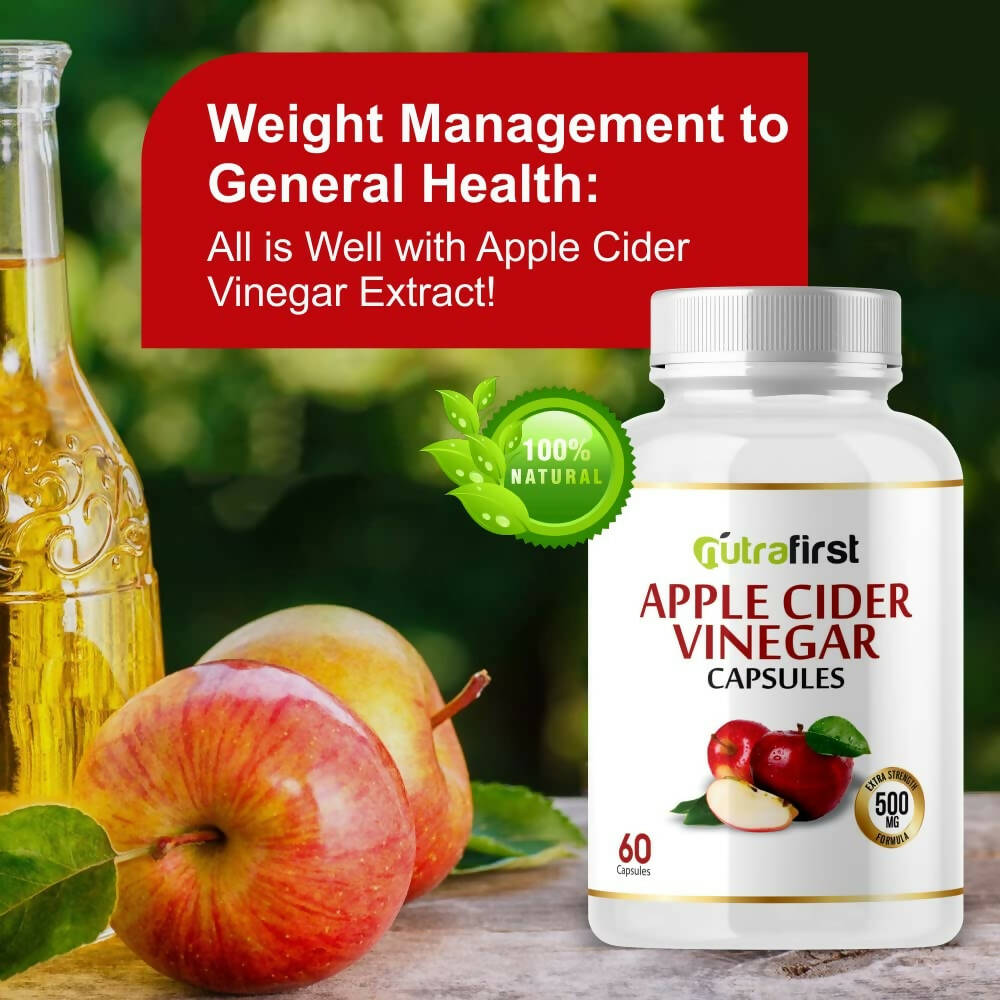 Nutrafirst Apple Cider Vinegar Capsules | Grocsy