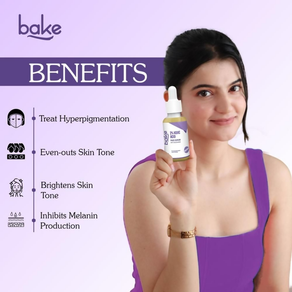 Bake 2% Kojic Acid Face Serum With Niacinamide | Grocsy