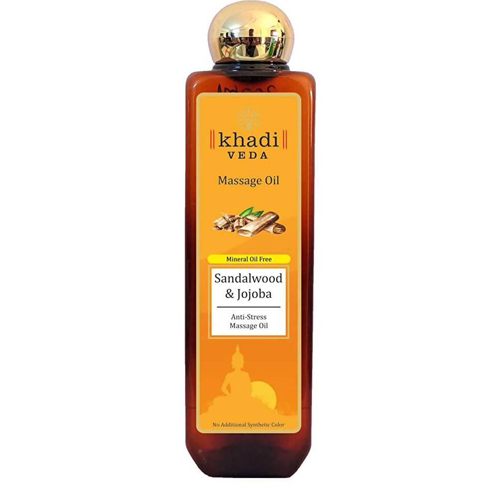 Khadi Veda Sandalwood & Jojoba Massage Oil | Grocsy