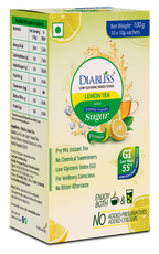 Diabliss Herbal Lemon Tea Sachets With Diabetic Friendly Sugar | Grocsy