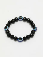 NVR Men & Women Evil Eye Beaded Adjustable Bracelet | Grocsy