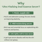 Dewytree Ultra Vitalizing Korean Snail Serum | Grocsy