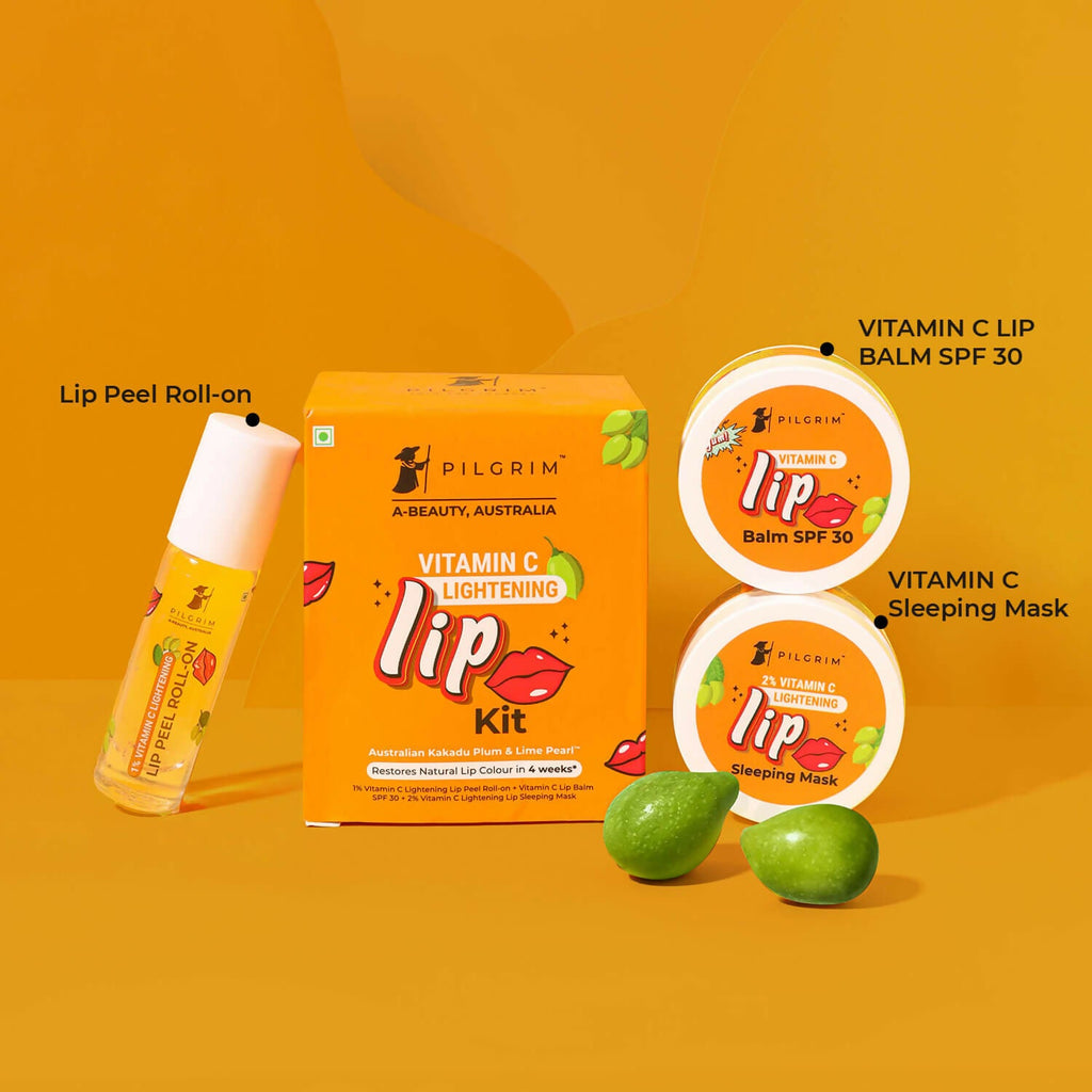 Pilgrim Vitamin C Lip Lightening Kit | Grocsy