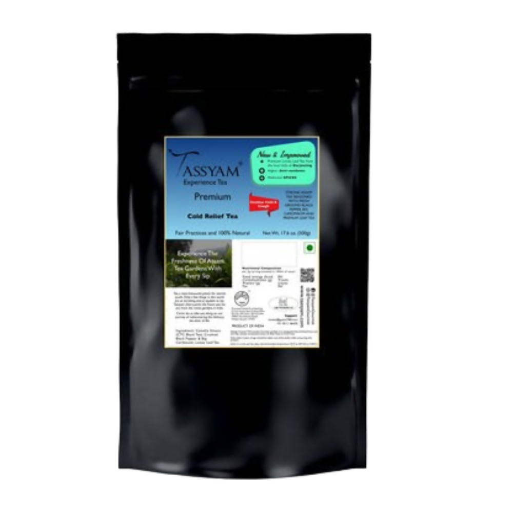 Tassyam Organics Cold Relief Tea | Grocsy