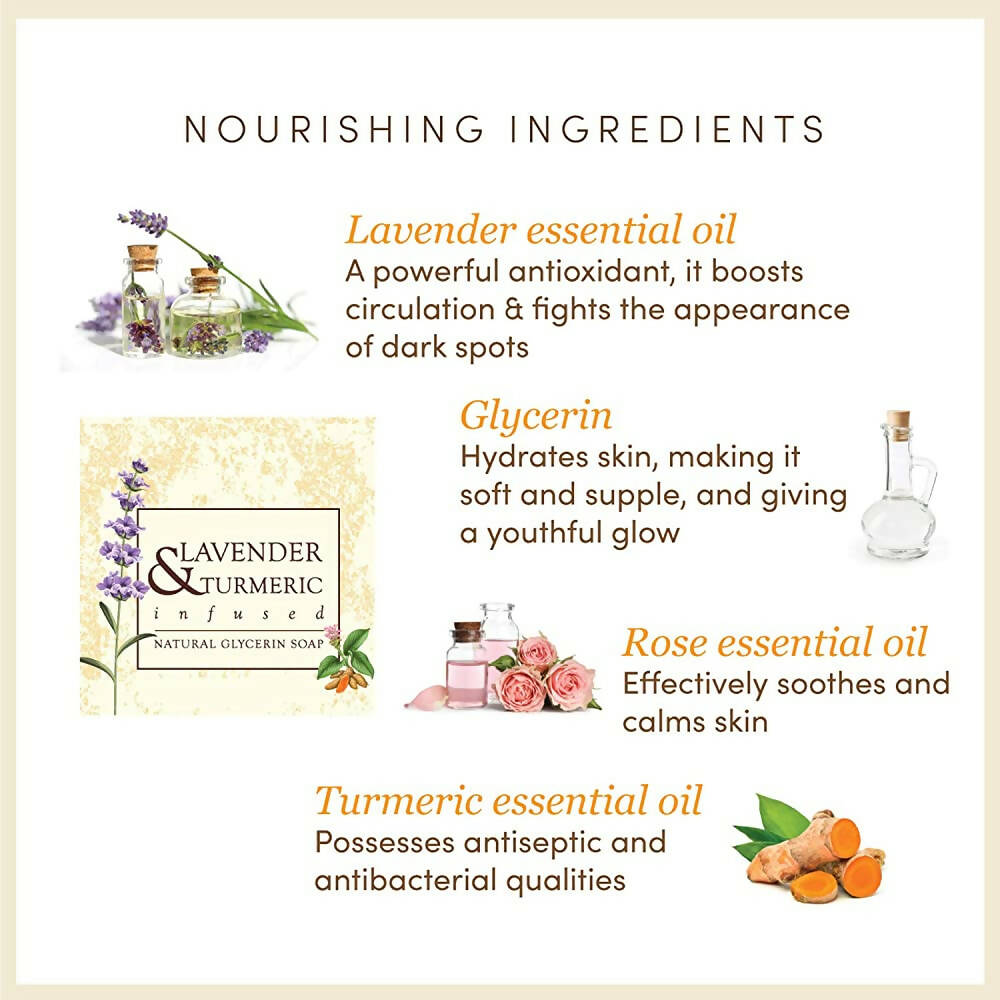 The Earth Reserve Lavender & Turmeric Infused Soap | Grocsy