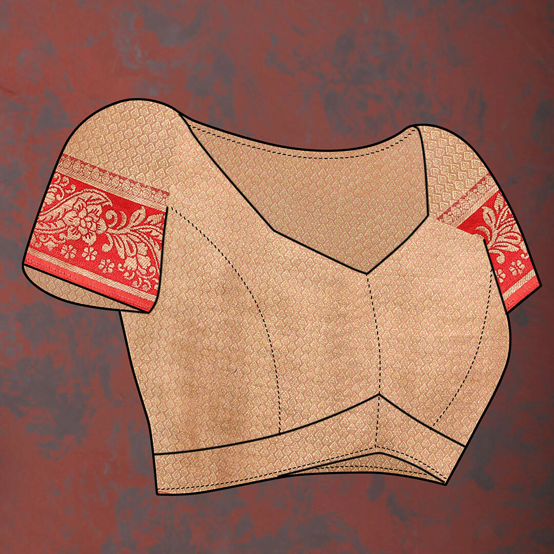 Lorenvalley Fashion Pink Cotton Woven Design with Zari Weaving Design Saree | Grocsy