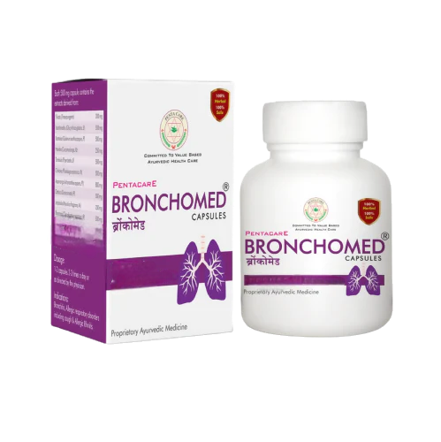 Pentacare Ayurveda Bronchomed Capsules | Grocsy