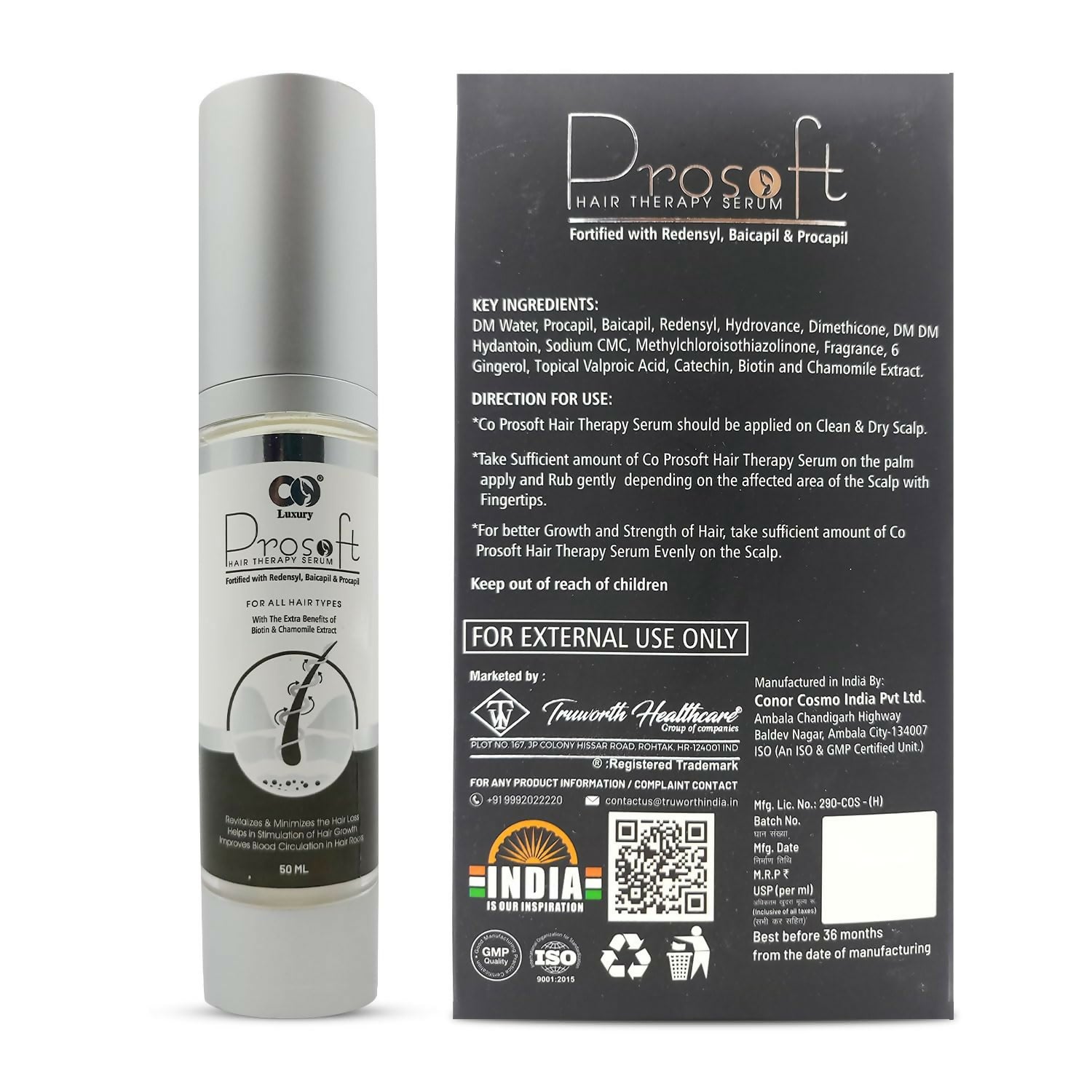 Prosoft Hair Therapy Serum For Hair Fall Control & Hair Growth | Grocsy