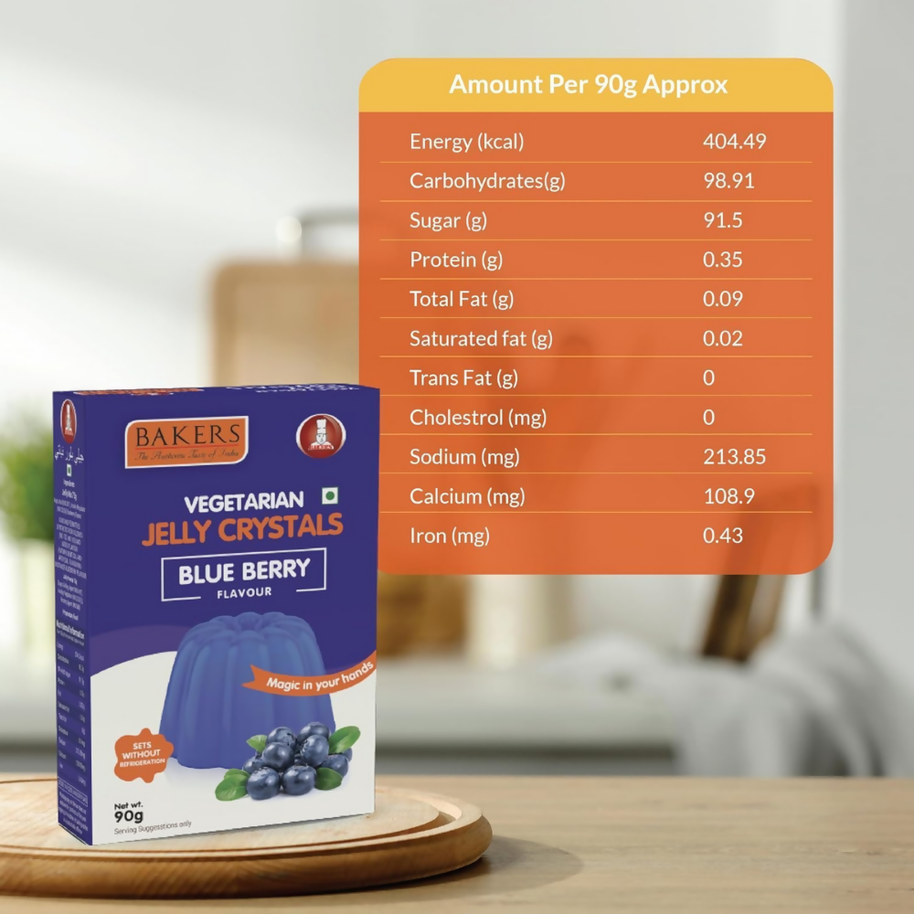 BAKERS Jelly Crystals - Blueberry Flavour | Grocsy