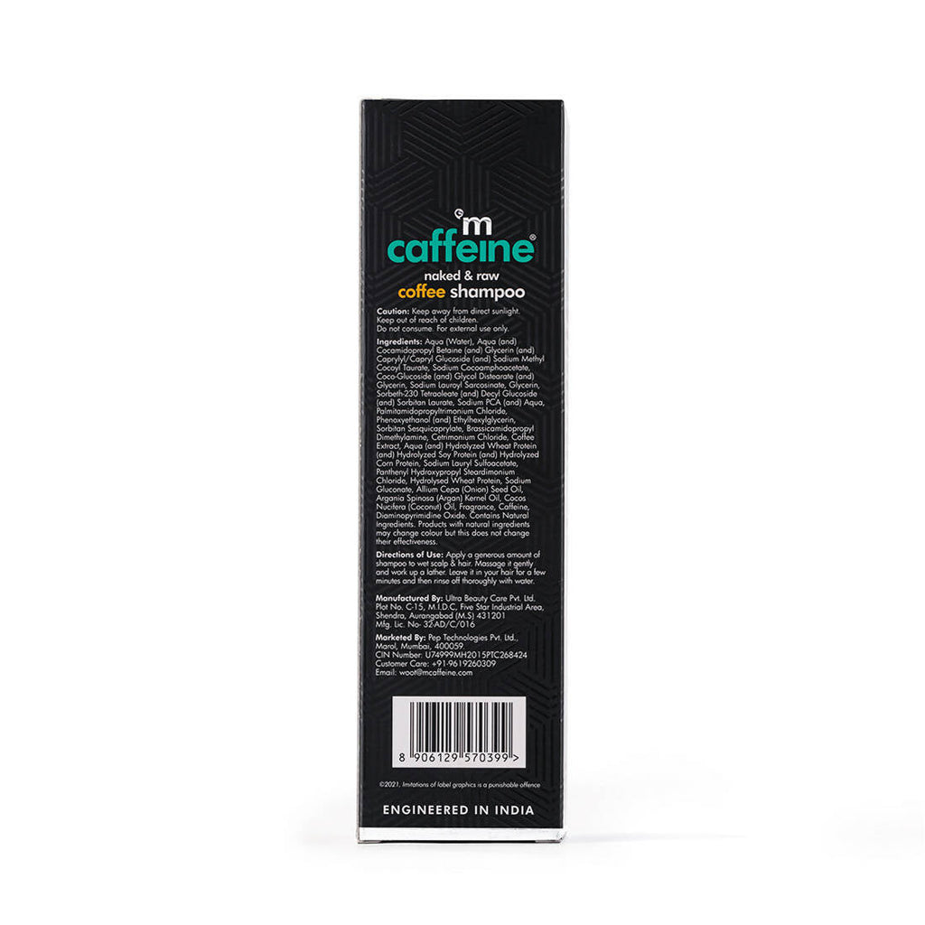 mCaffeine Raw Coffee Shampoo | Grocsy