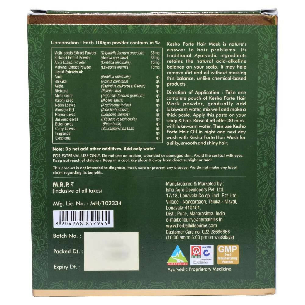 Herbal Hills Kesho Forte Hair Mask Powder | Grocsy