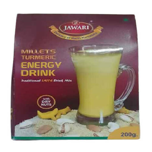 Jawari Millets Turmeric Drink With Nuts | Grocsy