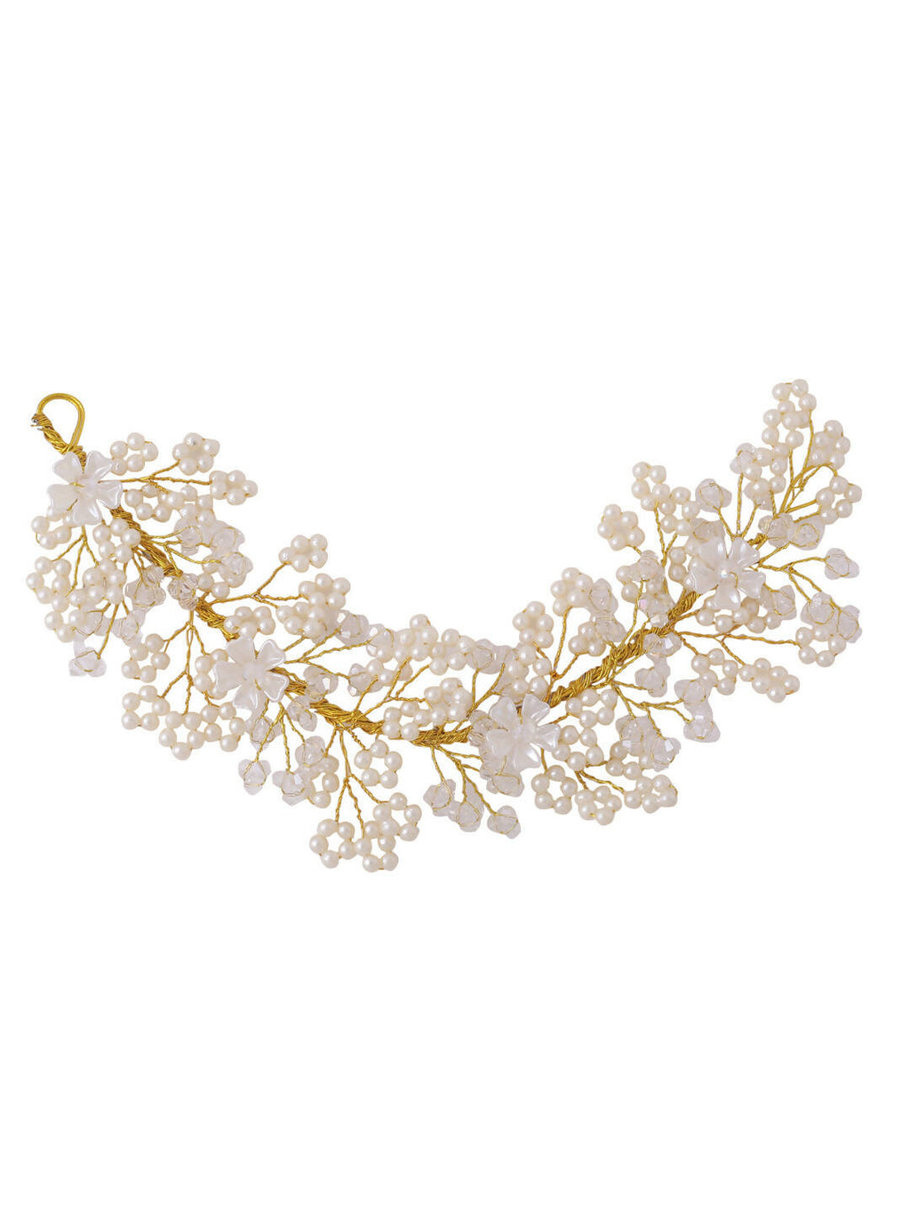 NVR Women Embellished Beaded Hair Accessory Set | Grocsy