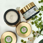 Tatsat Shata Dhauta Ghrita Infused With (Harshingar Flower Absolute)- 100 Times Washed Desi Cow A2 Ghee Moisturizing Cream | Grocsy