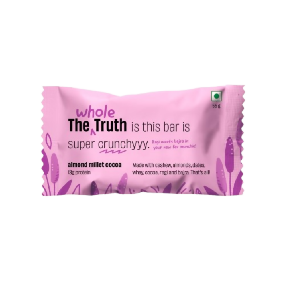 The Whole Truth Protein Bar - Almond Millet Cocoa | Grocsy