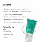 Dermatouch Acne Pro SPF 50 PA+++ Sunscreen | Grocsy