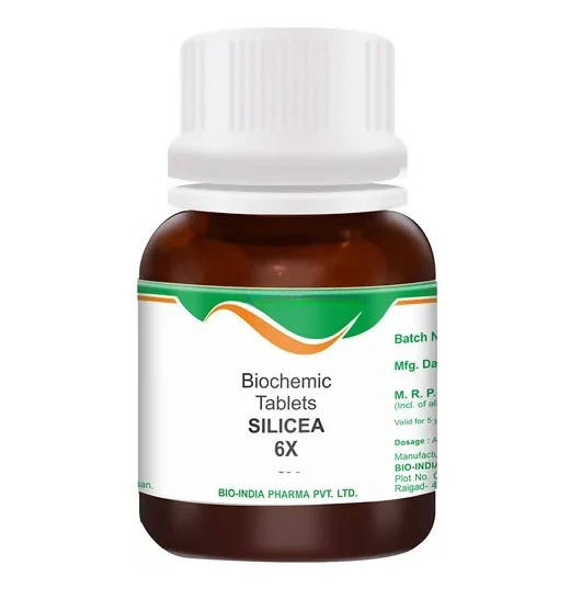 Bio India Homeopathy Silicea Biochemic Tablets | Grocsy
