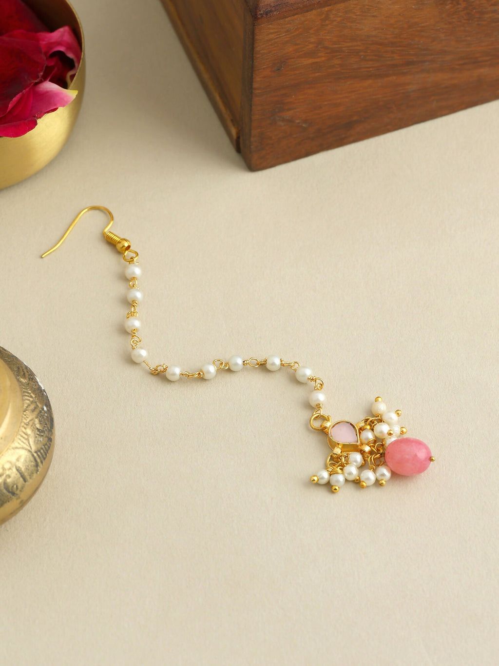 Ruby Raang Sitara Sparkle Maang Tikka | Grocsy