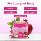 Pearlville Super Foods Collection Pomegranate Shea Butter Body Polish Scrub | Grocsy