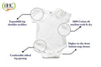 AHC Soft Cotton Short-Sleeve Bodysuits Solid Onesies New Born Infant Dress - Grey/Blue/Green/Pink/Yellow | Grocsy