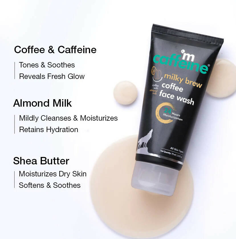 mCaffeine Milky Brew Face Wash | Grocsy
