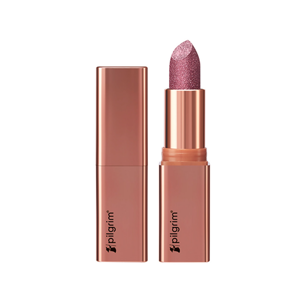 Pilgrim Glitter Lipstick With Matte Finish - Her Highness08 | Grocsy