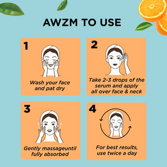 Zayn & Myza Vitamin C Face Serum Brighten Dull Skin For Men & Women | Grocsy