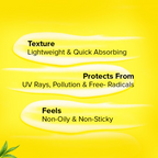 Khadi Natural Vitamin C + Hyaluronic Acid Sunscreen SPF 50 PA+++ | Grocsy
