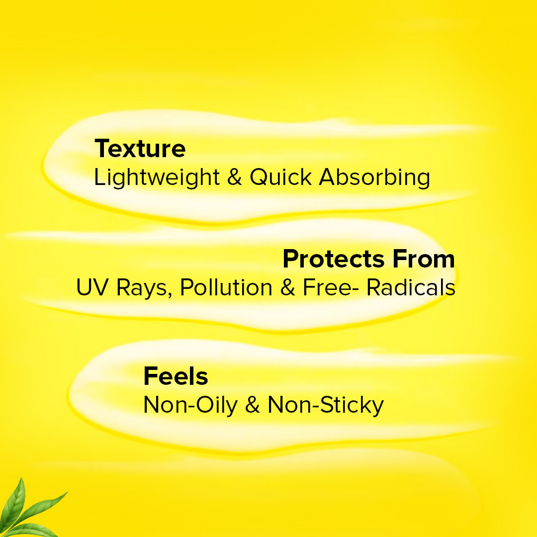Khadi Natural Vitamin C + Hyaluronic Acid Sunscreen SPF 50 PA+++ | Grocsy